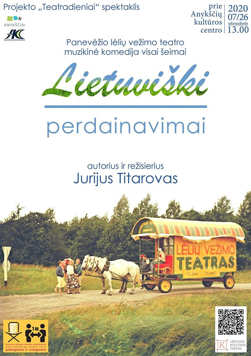 Panevėžio lėlių vežimo teatro muzikinė komedija visai šeimai „Lietuviški perdainavimai"