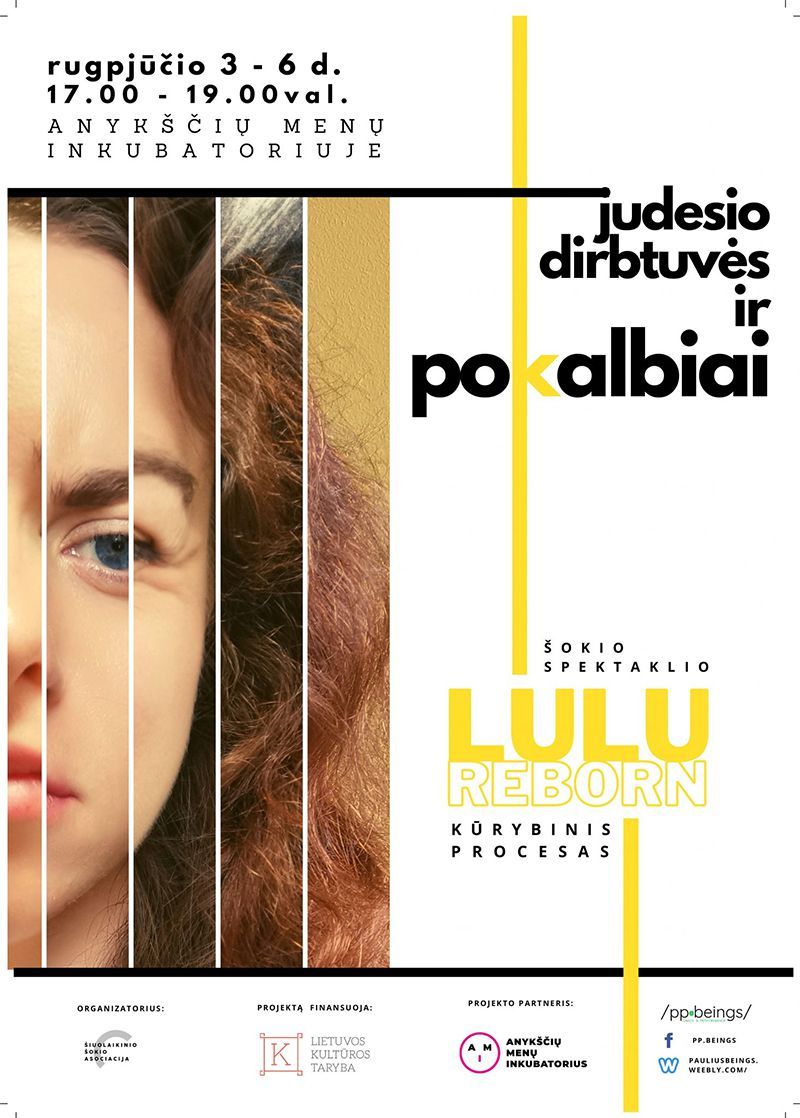 Šokio - judesio dirbtuvės ir pokalbiai / Pirmoji diena