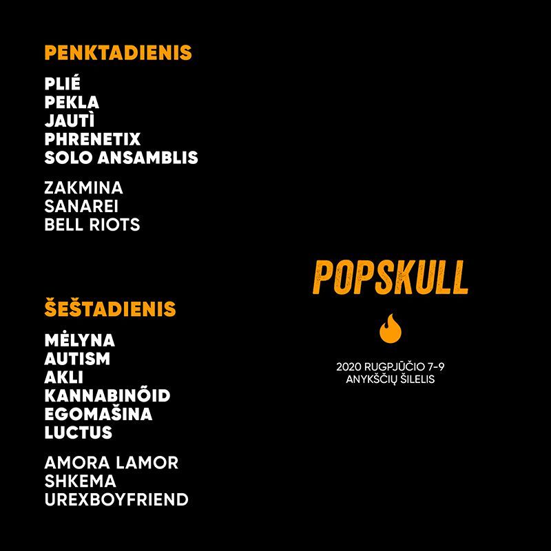 Fstivalis „Popskull“ / Pirmoji diena