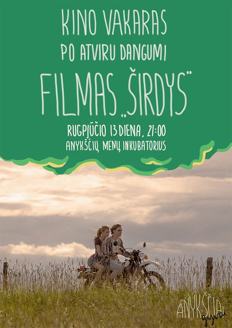 Kino vakaras Anykščiuose / Justino Krisiūno filmas “Širdys” (2018 m.,trukmė: 1:50min)