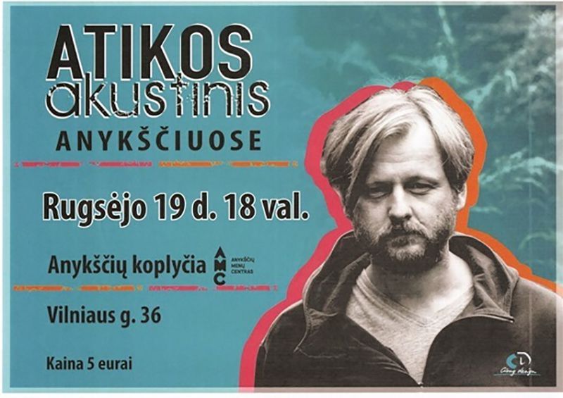 Akustinis „ATIKOS“ koncertas Anykščių koplyčioje