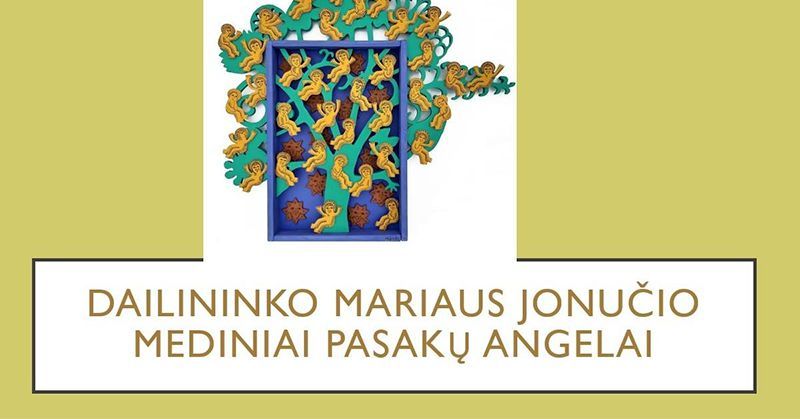 Virtuali dailės pamoka „Pasakų angelai“ pagal Mariaus Jonučio kūrybą  / Su grafike Inga Dargužyte 