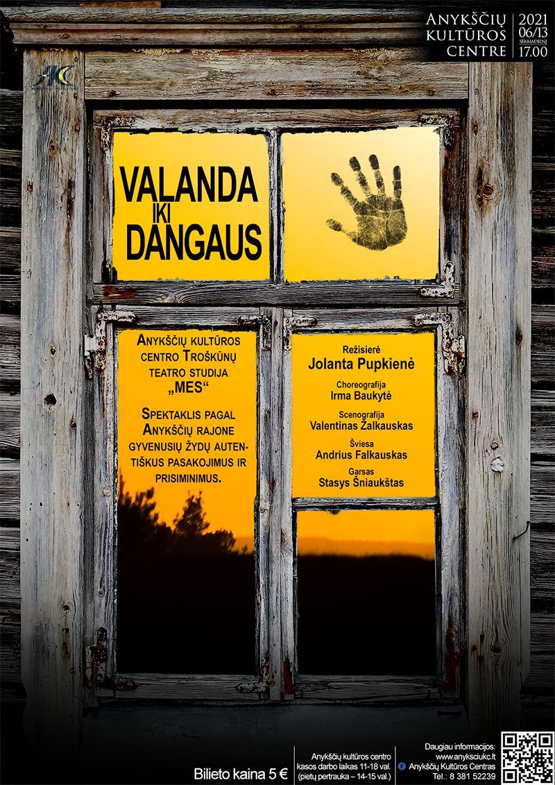 Spektaklis „Valanda iki dangaus“ / Projektas „TEATRaukime“