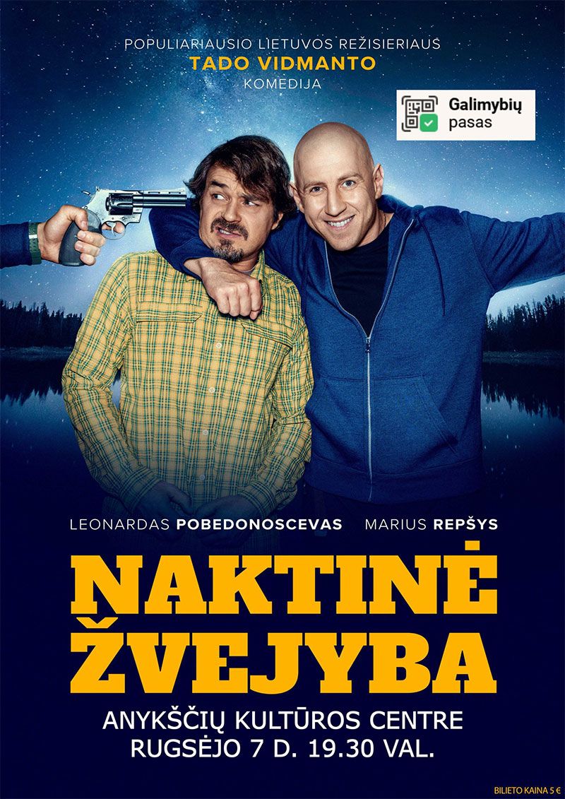 Tado Vidmanto filmas „Naktinė žvejyba“ (2021m., trukmė 1h 13 min)