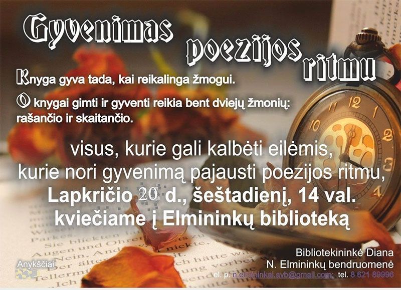 Gyvenimas poezijos ritmu