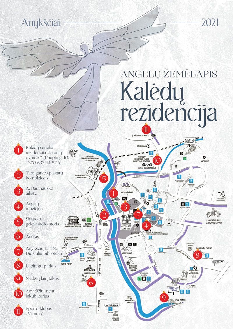 Anykščiai – spindinčių angelų miestas / Kalėdinė mugė