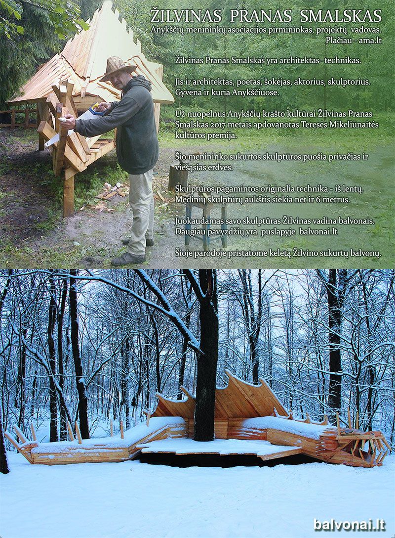 Žilvino Prano Smalsko skulptūrų paroda / Dianos Smalskienės kurtų papuošalų ekspozicija