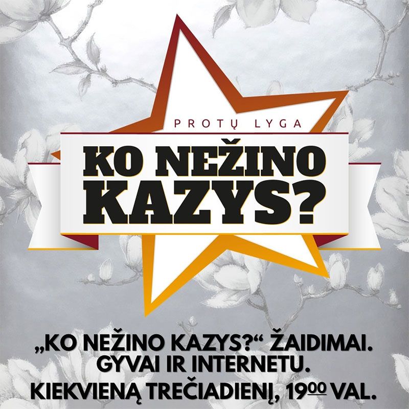 Protų Lyga arba „Ko nežino Kazys?“ Anykščiuose