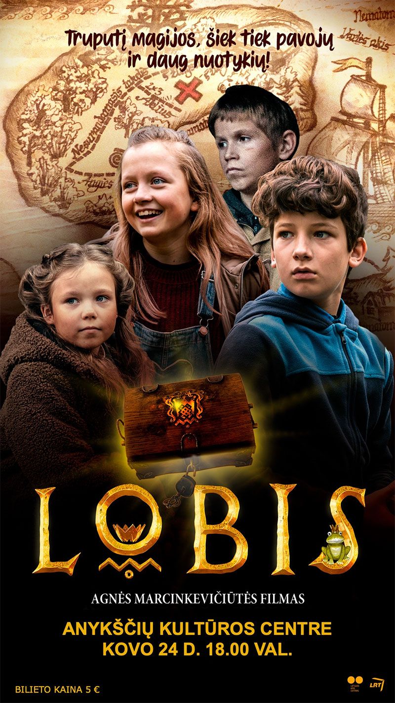 Lietuviškas filmas vaikams „Lobis“ (2022 m., trukmė: 1h 18m)