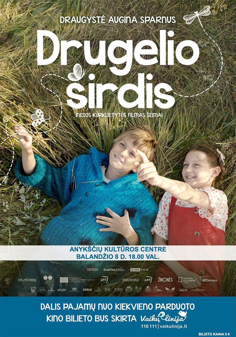 Filmas visai šeimai „Drugelio širdis“ (2022 m., trukmė: 1 val. 30 min)