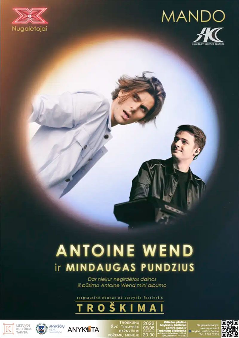 22-oji Tarptautinė edukacinė stovykla - festivalis „Troškimai“ Troškūnuose / Muzikos diena / Festivalio atidarymo koncertas - grupė „MANDO“