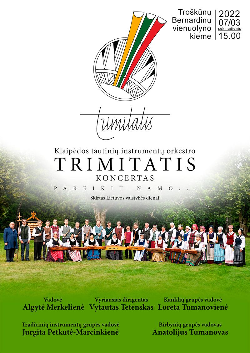 Klaipėdos tautinių instrumentų orkestro „Trimitatis“ koncertas