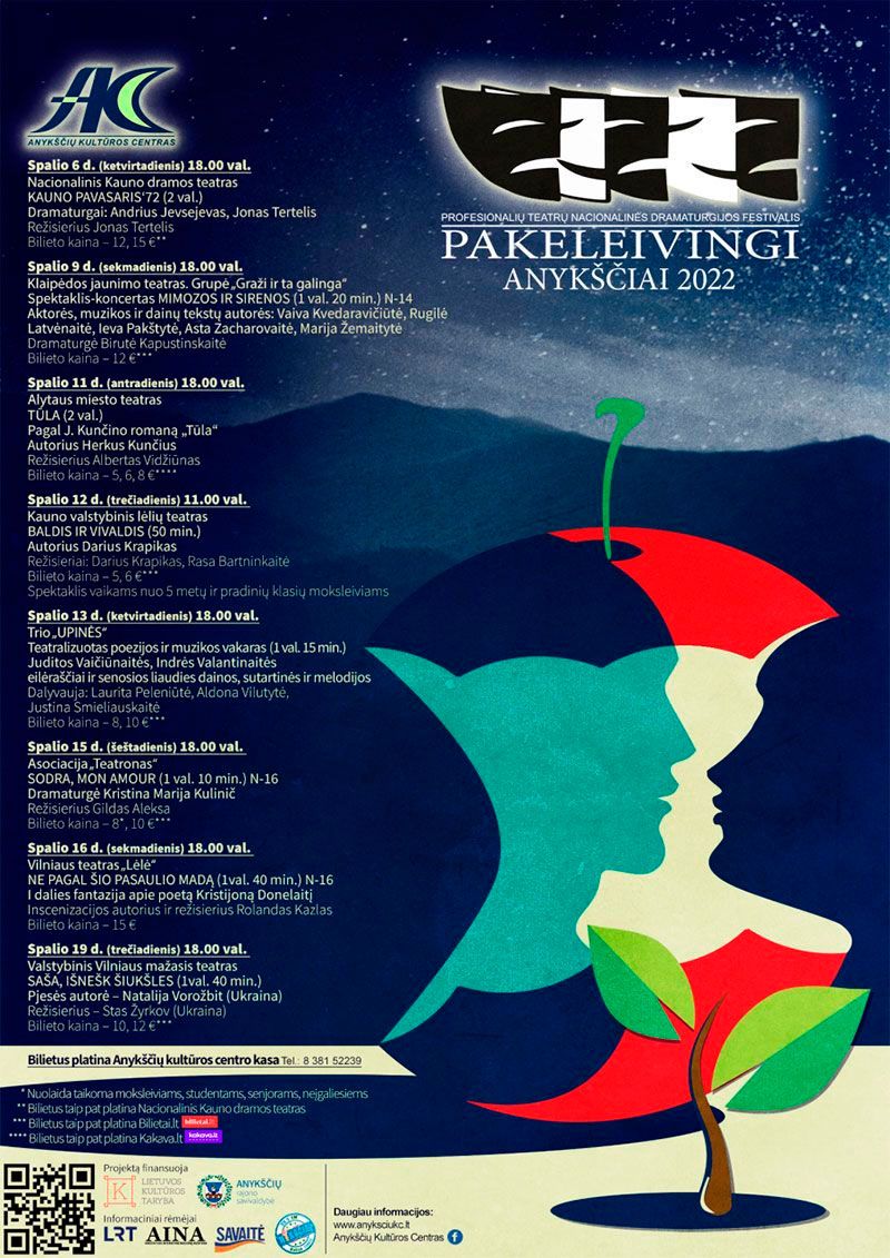 Profesionalių teatrų festivalis „Pakeleivingi“ (2022) / Spektaklis-koncertas „Mimozos ir sirenos“ / Klaipėdos jaunimo teatras