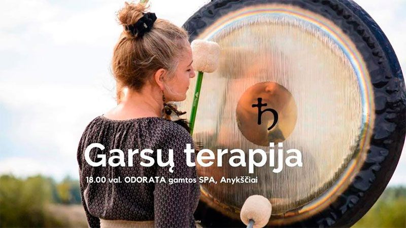 Poilsis garsuose - Gongų terapija