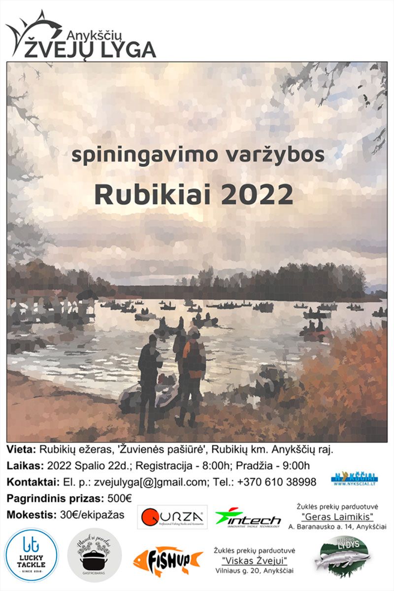 Spiningavimo varžybos „Rubikiai 2022“