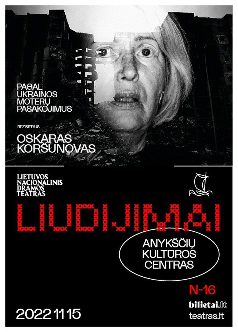 Lietuvos nacionalinio dramos teatro spektaklis „Liudijimai“ / Rež. Oskaras Koršunovas