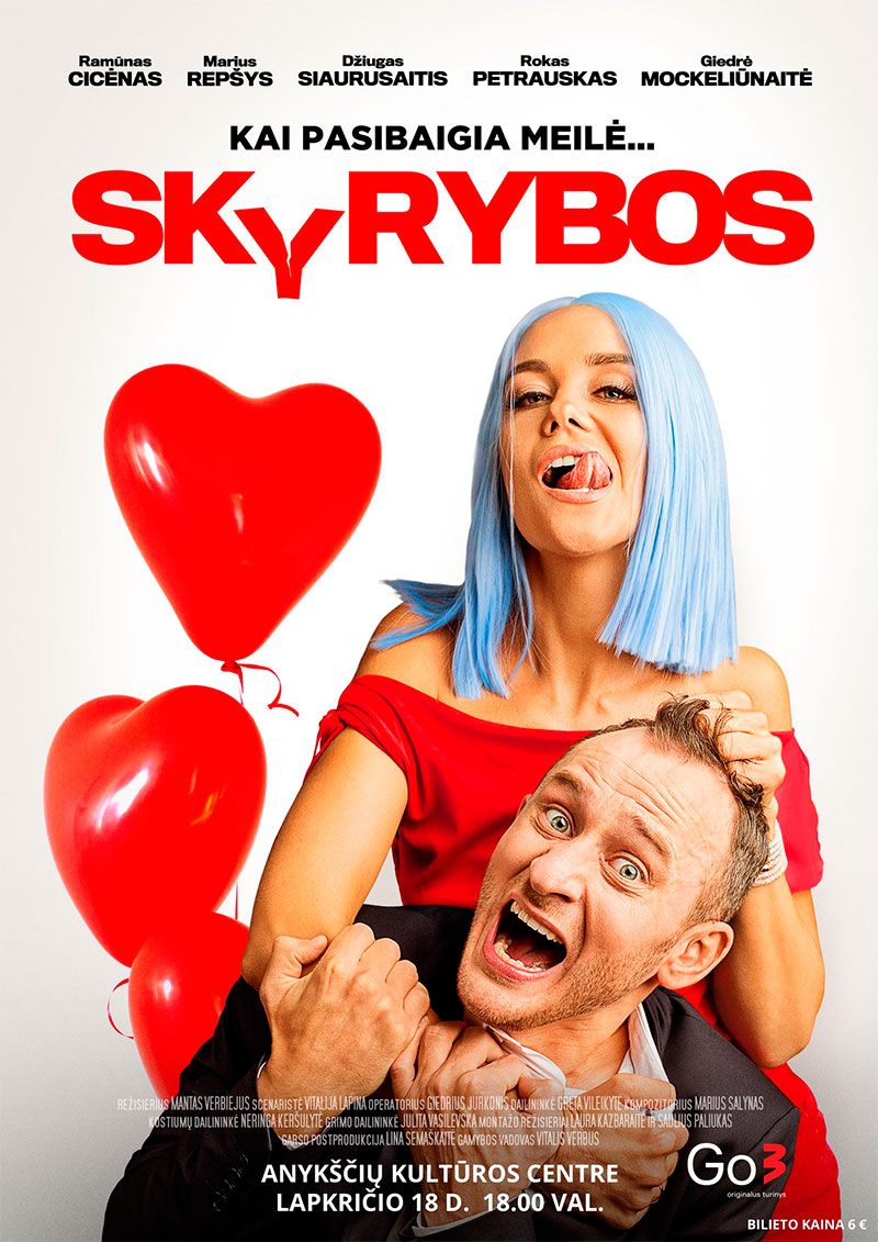 Filmas „Skyrybos“ (Rež. Mantas Verbiejus, Trukmė: 1h 30 min, 2022 m.)