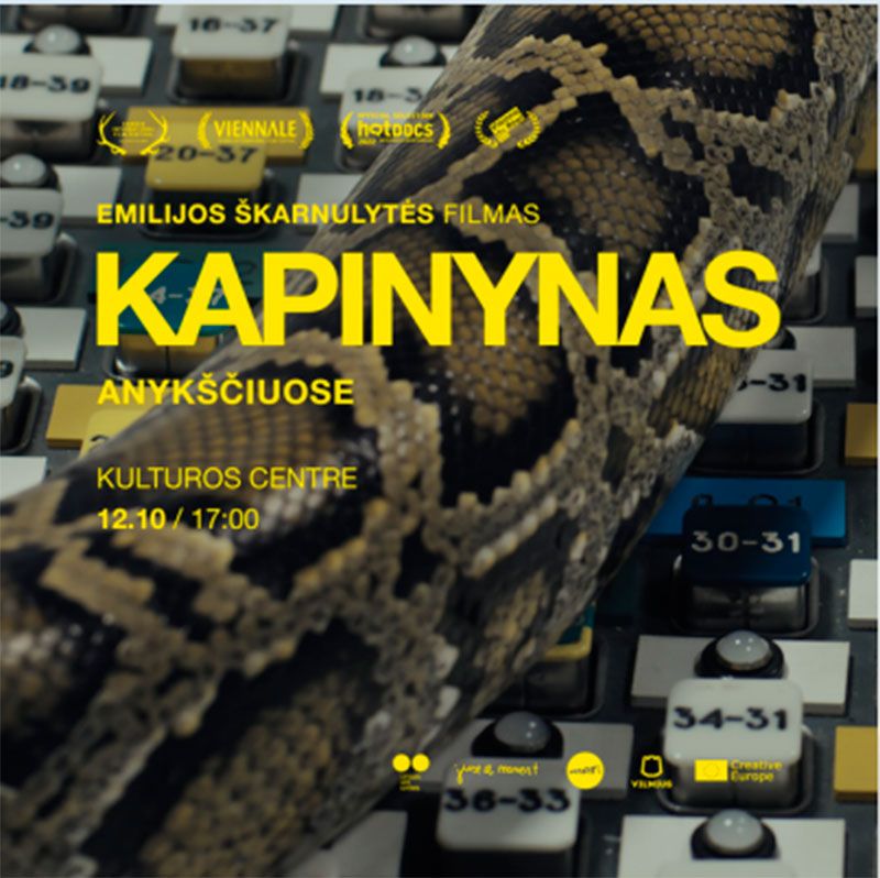 Emilijos Škarnulytės filmas „Kapinynas“