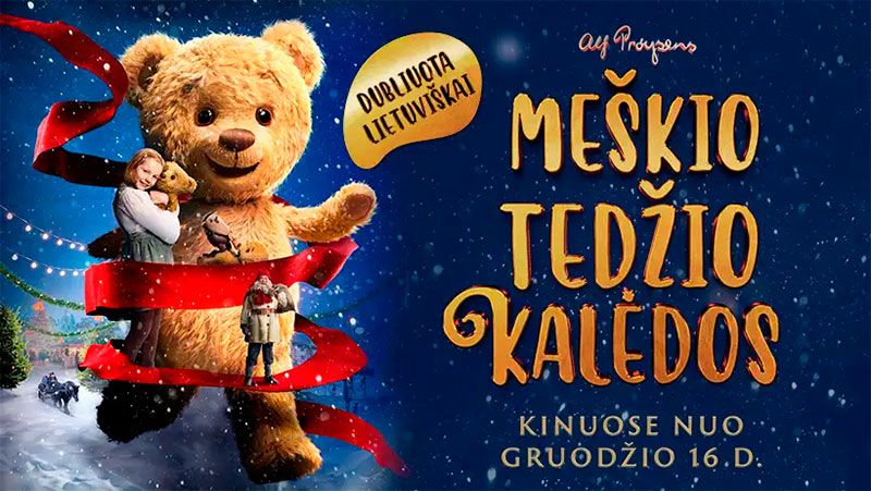 Filmas visai šeimai „Meškio Tedžio Kalėdos“ (2022 m., Trukmė: 78 min)