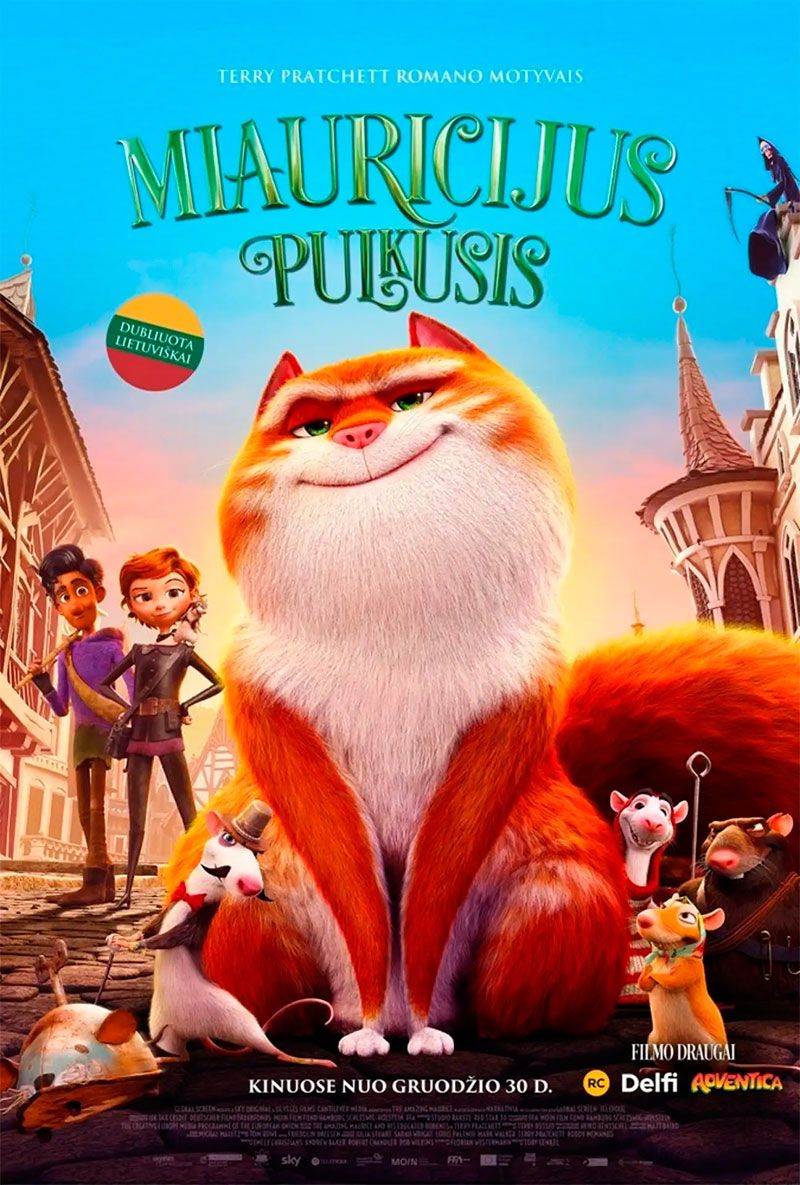 Kino filmas vaikams „Mauricijus Puikusis“ (2022 m.,Trukmė: 1h 32min)