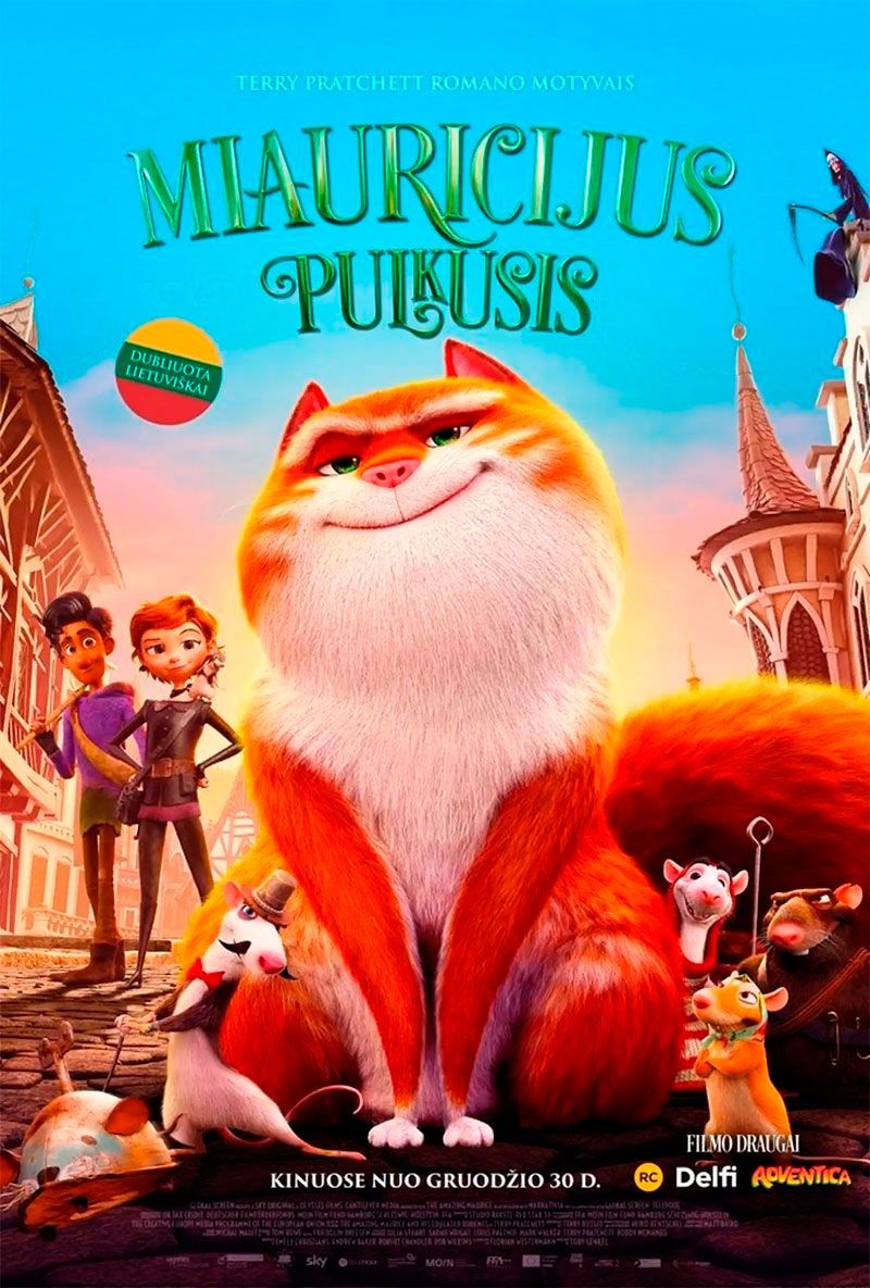 Kino filmas vaikams „Mauricijus Puikusis“ (2022 m.,Trukmė: 1h 32min)