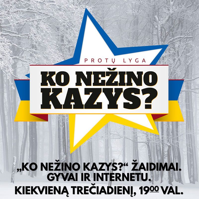 Protų Lyga arba „Ko nežino Kazys?“ Anykščiuose