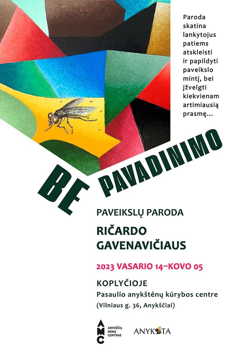 Ričardo Gavenavičiaus paveikslų paroda „Be pavadinimo“