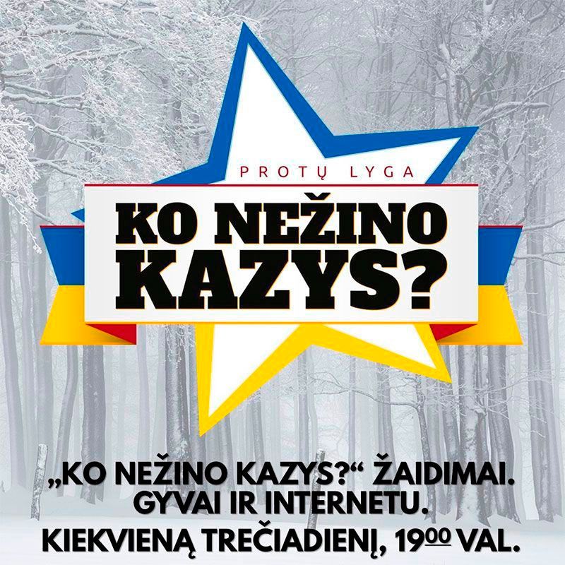 Protų Lyga arba „Ko nežino Kazys?“ Anykščiuose