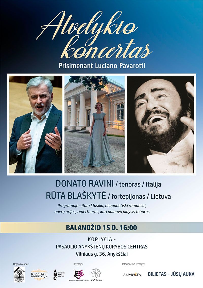 Atvelykio koncertas / Prisimenant Luciano Pavarotti