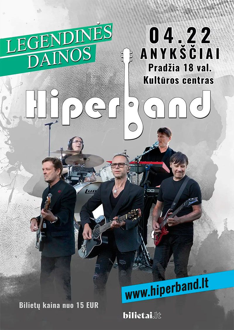 Grupės „Hiperband“ koncertas / Legendinės dainos