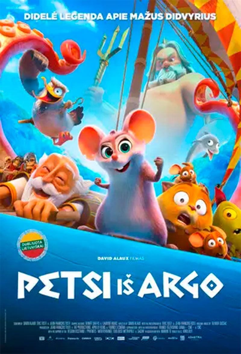 Animacinis filmas vaikams „Petci iš Argo“ (2023m., Trukmė: 95 min)