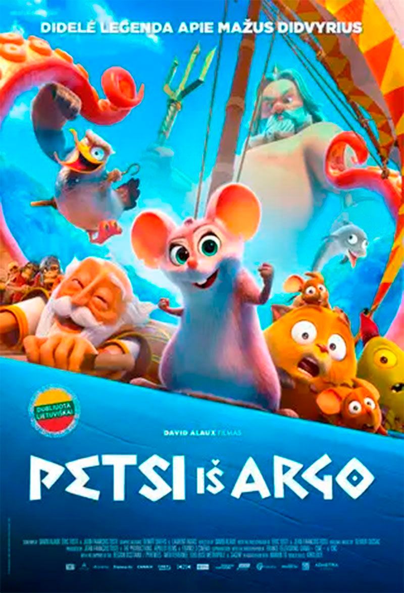 Animacinis filmas vaikams „Petci iš Argo“ (2023m., Trukmė: 95 min)