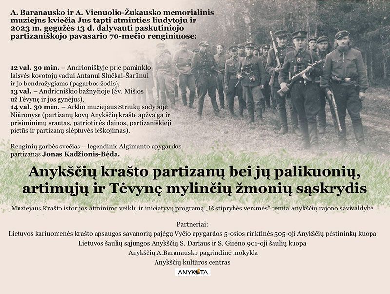 Anykščių krašto partizanų bei jų palikuonių, artimųjų sąskrydis