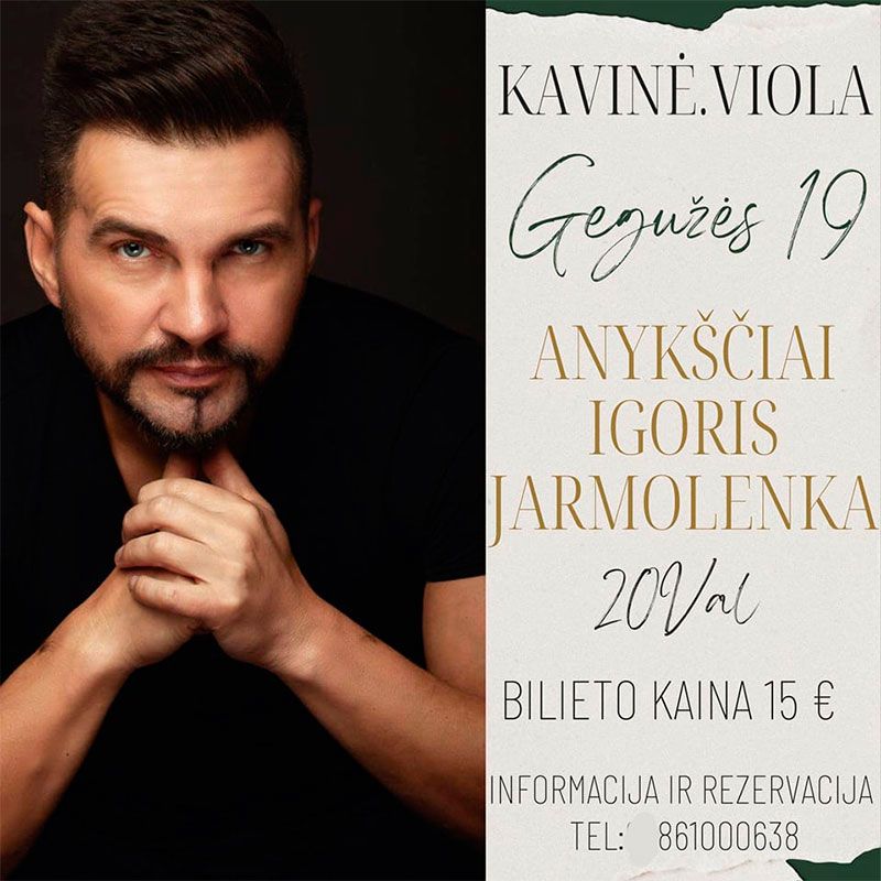 Vakaras su Igoriu Jarkolenka