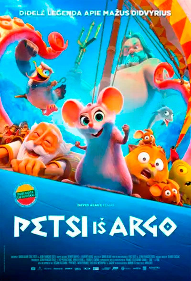 Animacinis filmas vaikams „Petci iš Argo“ (2023m., Trukmė: 95 min)