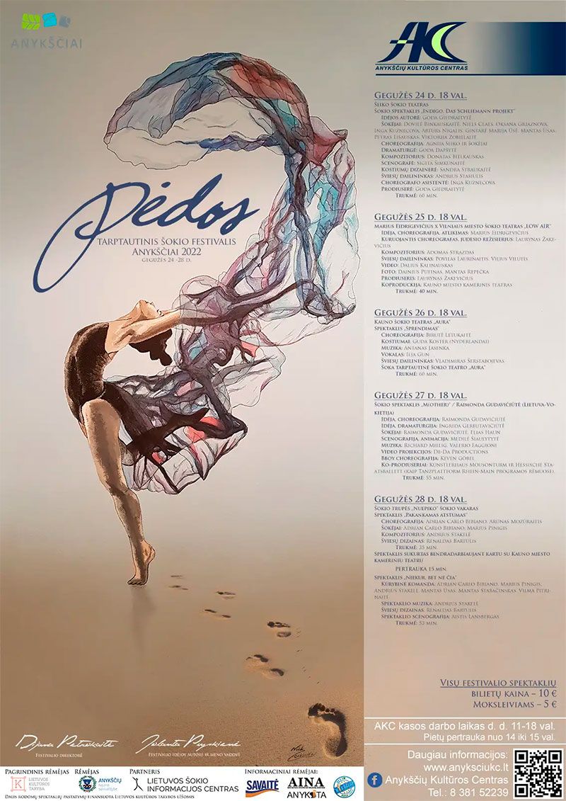 Tarptautinis šokio festivalis „Pėdos" (2023) / Šokio spektaklis „M(other)“ / Raimondos Gudavičiūtės projektas