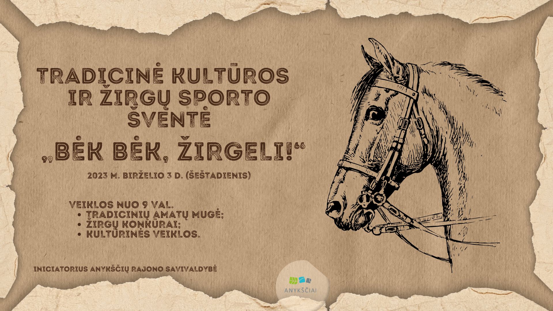 44-oji Respublikinė tradicinės kultūros ir žirgų sporto šventė „Bėk bėk, žirgeli!“ (2023)