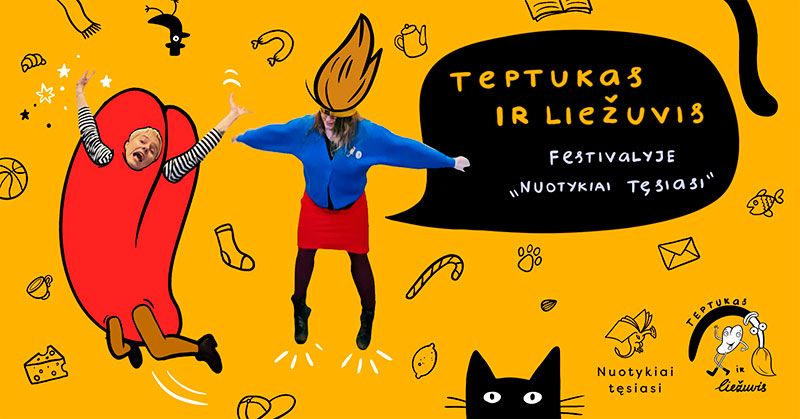 Festivalis vaikams „Nuotykiai tęsiasi“ (2023) / Improvizacijų duetas „Teptukas ir liežuvis“