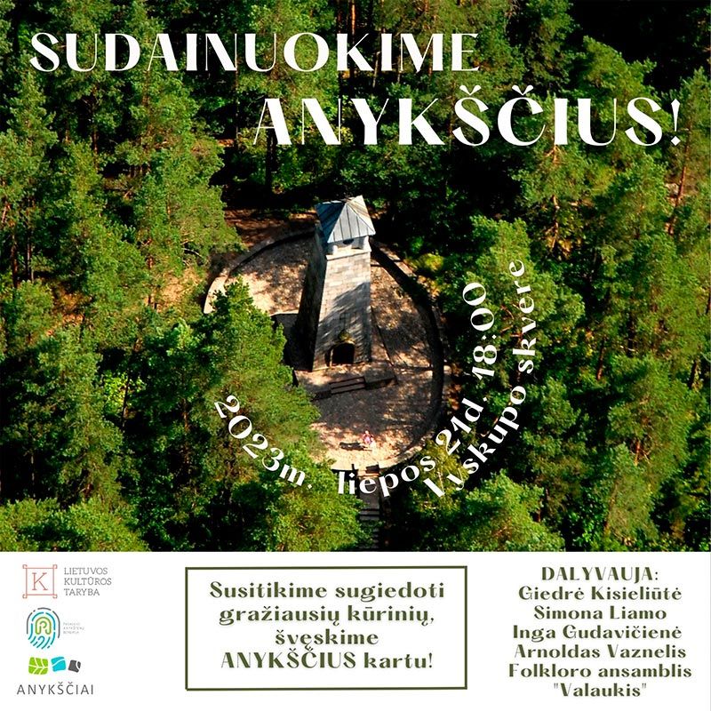 Akcija - kvietimas „Sudainuokime Anykščius“