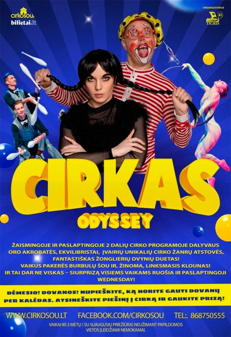 Cirkas „ODYSSEY“ Anykščiuose!