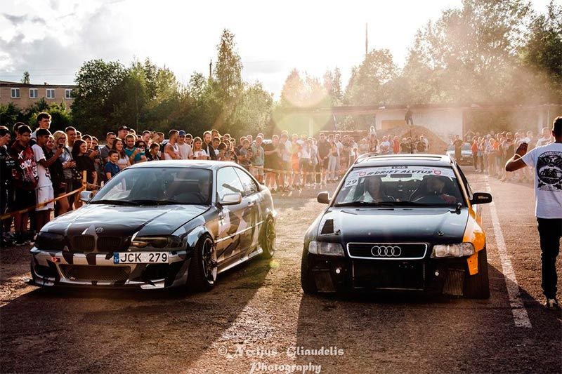 Lithuanian Streets vasaros sezono uždarymas / Burnout Show Anykščiuose!