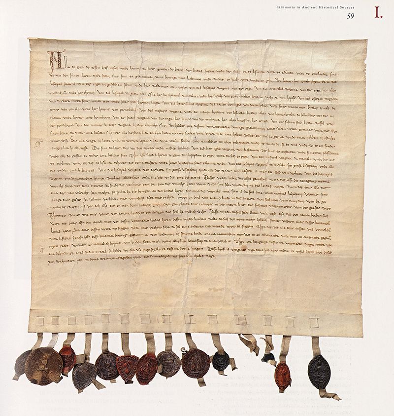 Aukštaitijos pirmojo paminėjimo 700 m. jubiliejaus / Tarptautinė paroda „Anno domini 1323 sutartis“