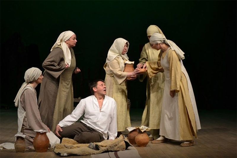 AKC teatro spektaklis pagal Justino Marcinkevičiaus draminę apysaką „Daukantas“ / Rež. Jonas Buziliauskas