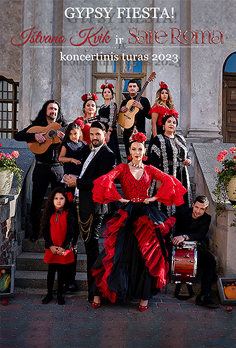 Ištvano Kvik ir „Sare Roma“ koncertinis turas „Gypsy Fiesta!“