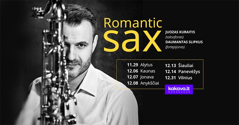 Saksofonininkų konceras „Romantic Sax“