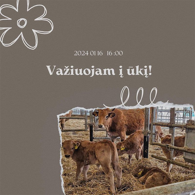 Išvyka „Važiuojam į ūkį!“