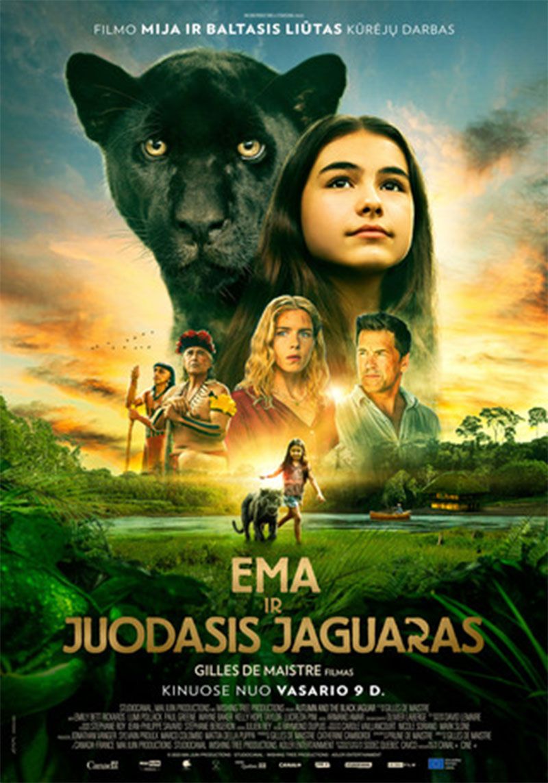 Kino filmas „Ema ir juodasis jaguaras“ (2023m., Trukmė: 100 min)