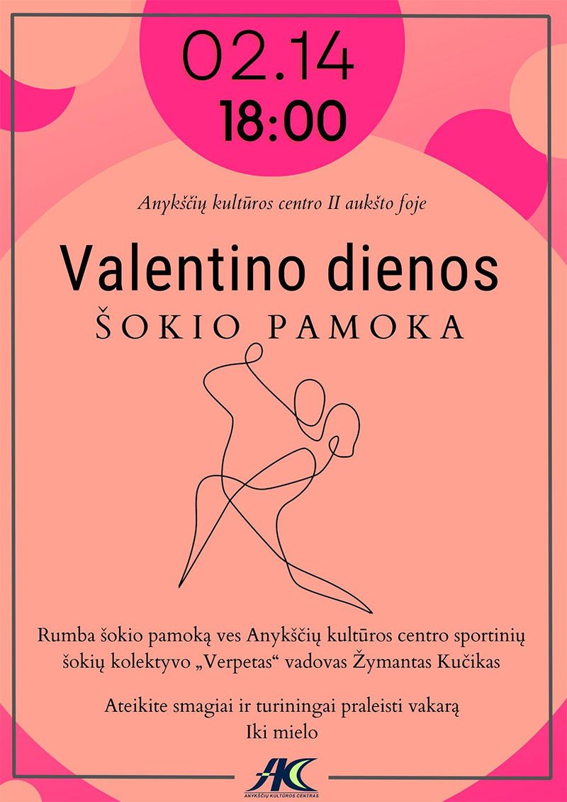 Valentino dienos šokio pamoka