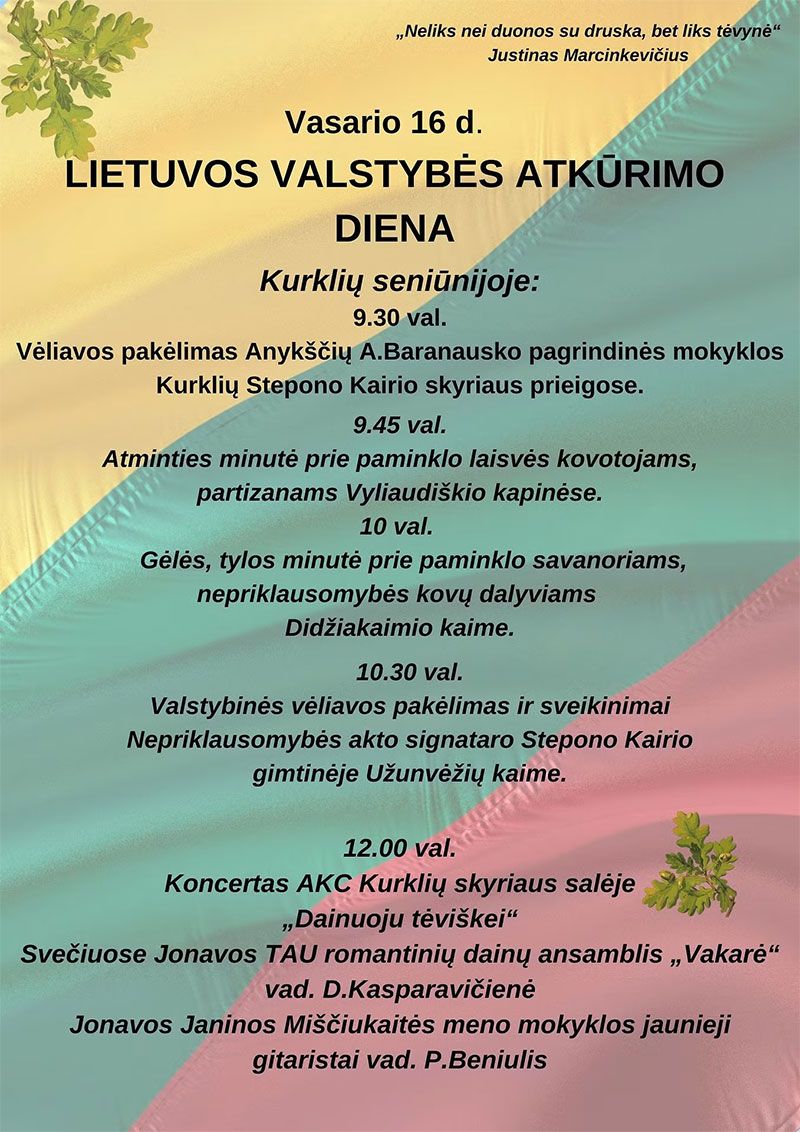 Lietuvos valstybės atkūrimo diena