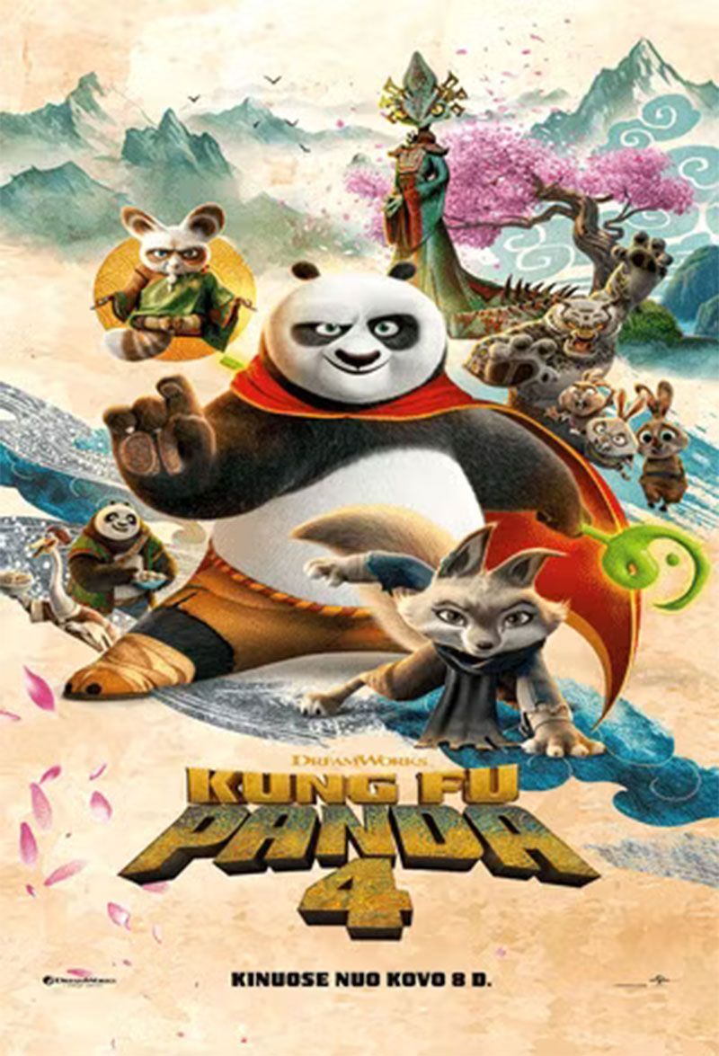 Animacinis kino filmas „Kung Fu Panda 4“